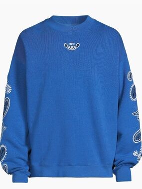 Off-White Bandana Arrow Skate Cotton Sweatshirt